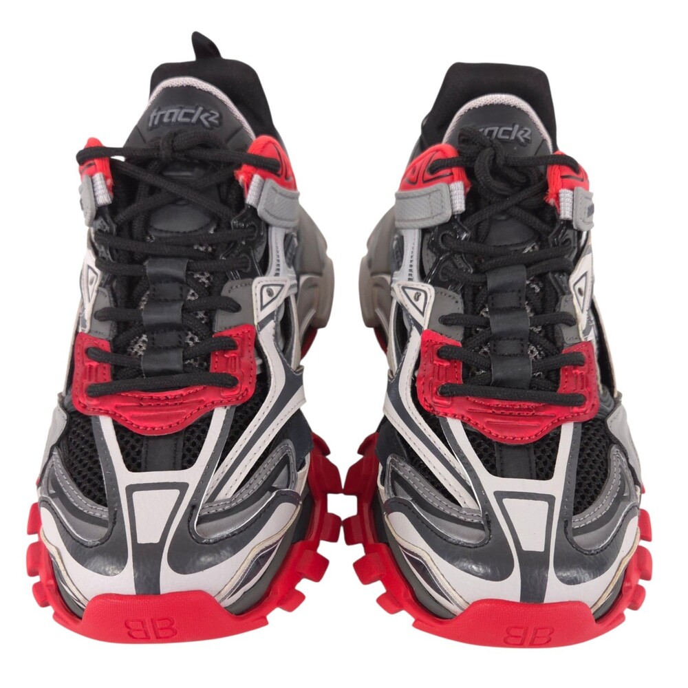 Balenciaga Track.2 Sneakers US 8 EU 38 Womens Red Black $1150 - Picture 2 of 12